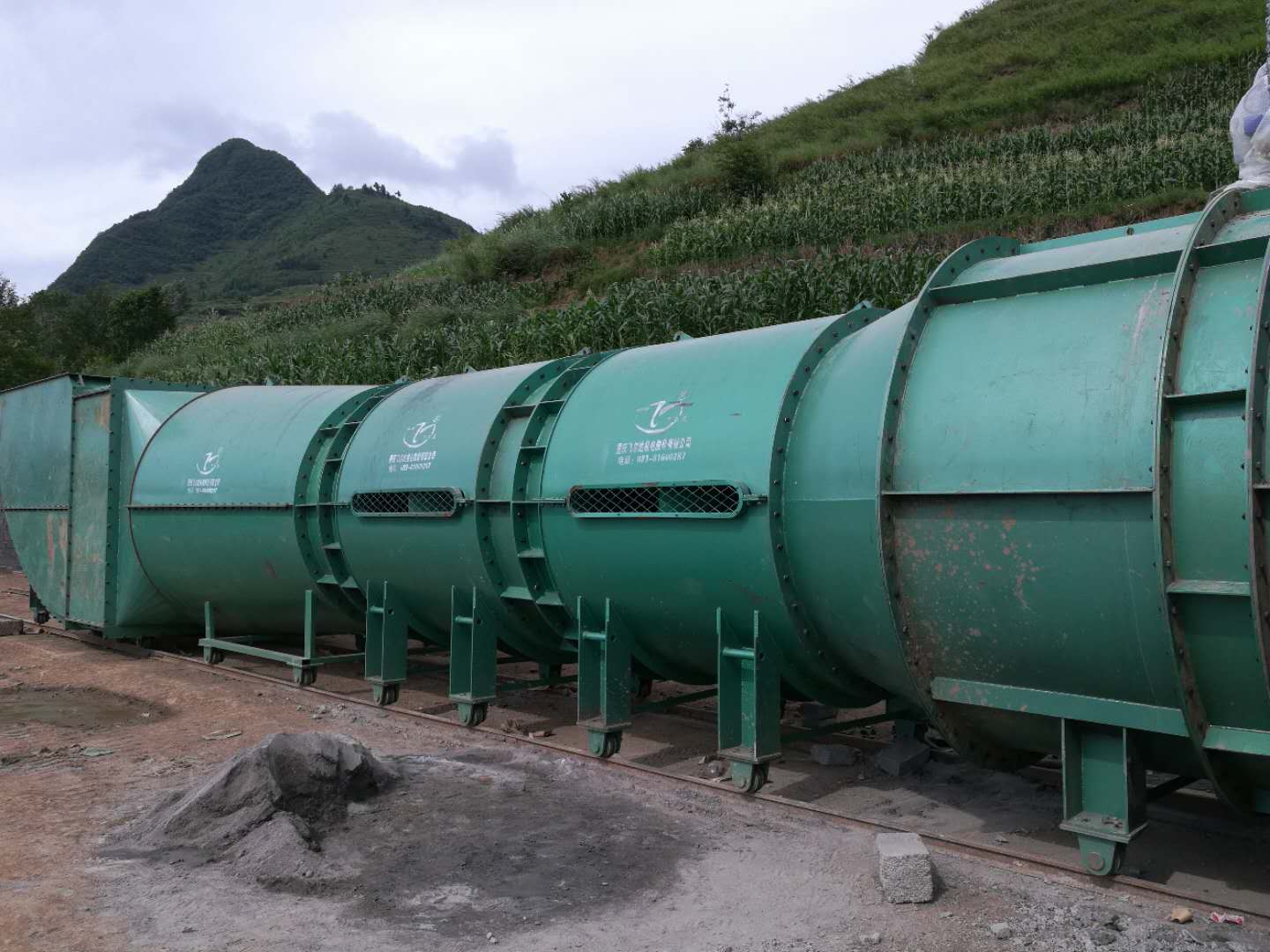 礦用風機-昭通某煤礦風機安裝現場